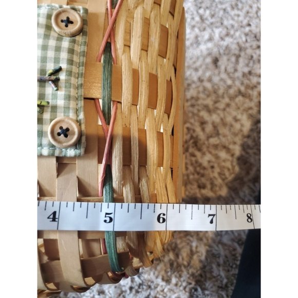 Rooster Weaved Handled Basket - Picture 5 of 6